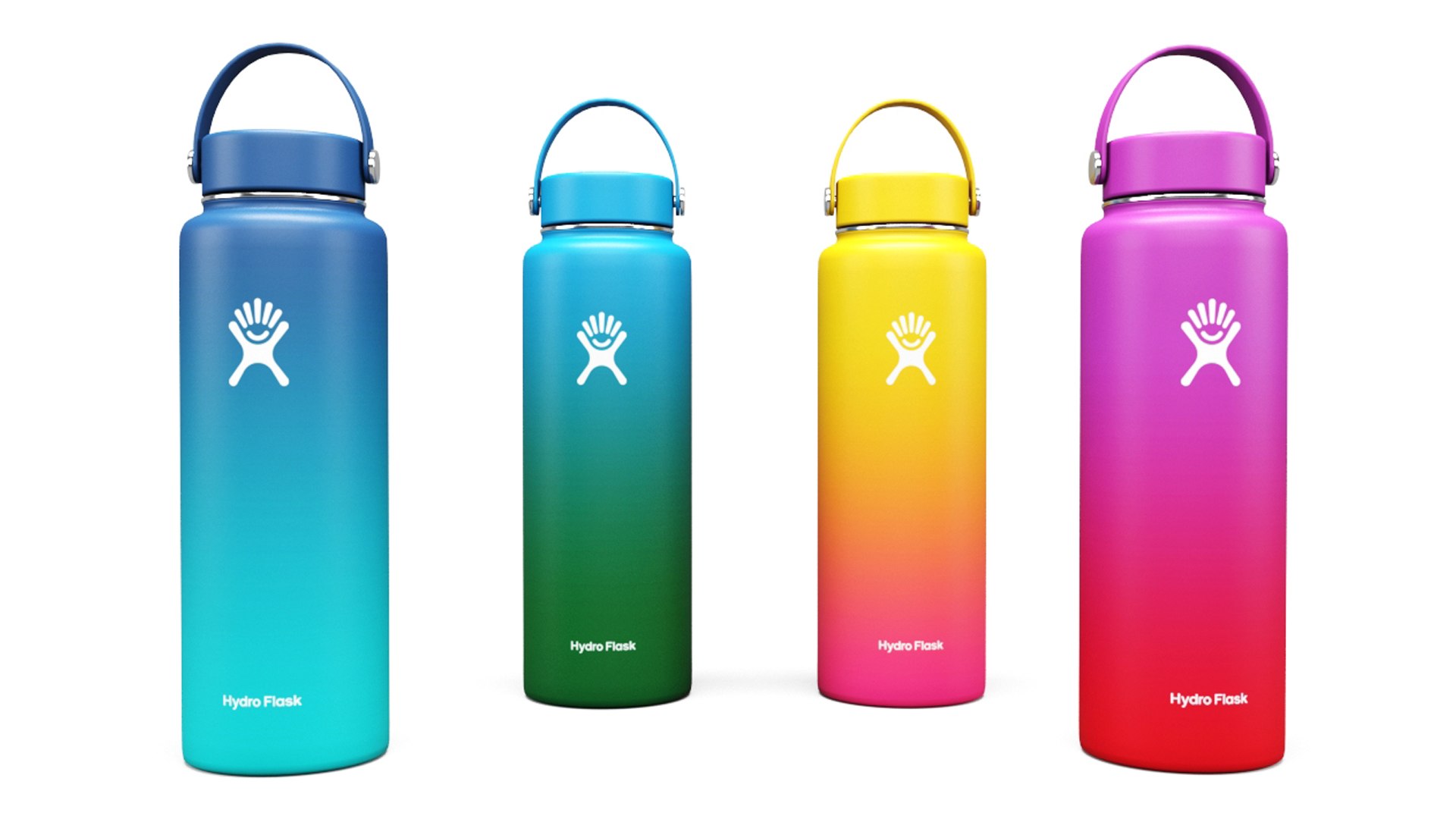 Hydro Flask Ombre Bottle Series 3D Model - TurboSquid 1931048