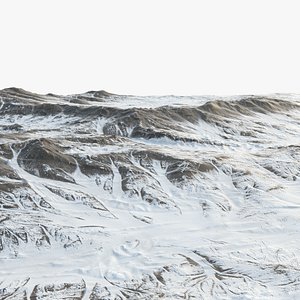Snowy Terrain Plain