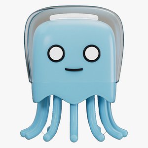 3D Jellyfish Cartoon model