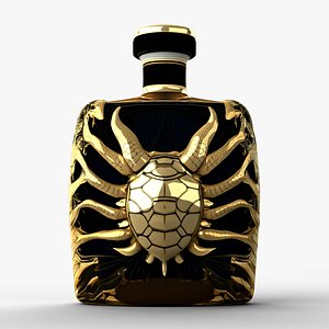 Liquor Bottle - 01 3D