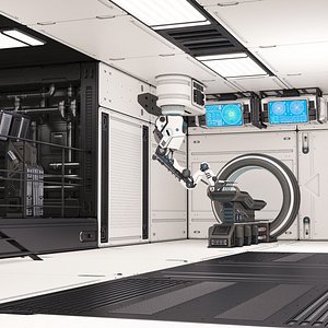 sci fi laboratory 02 3D model