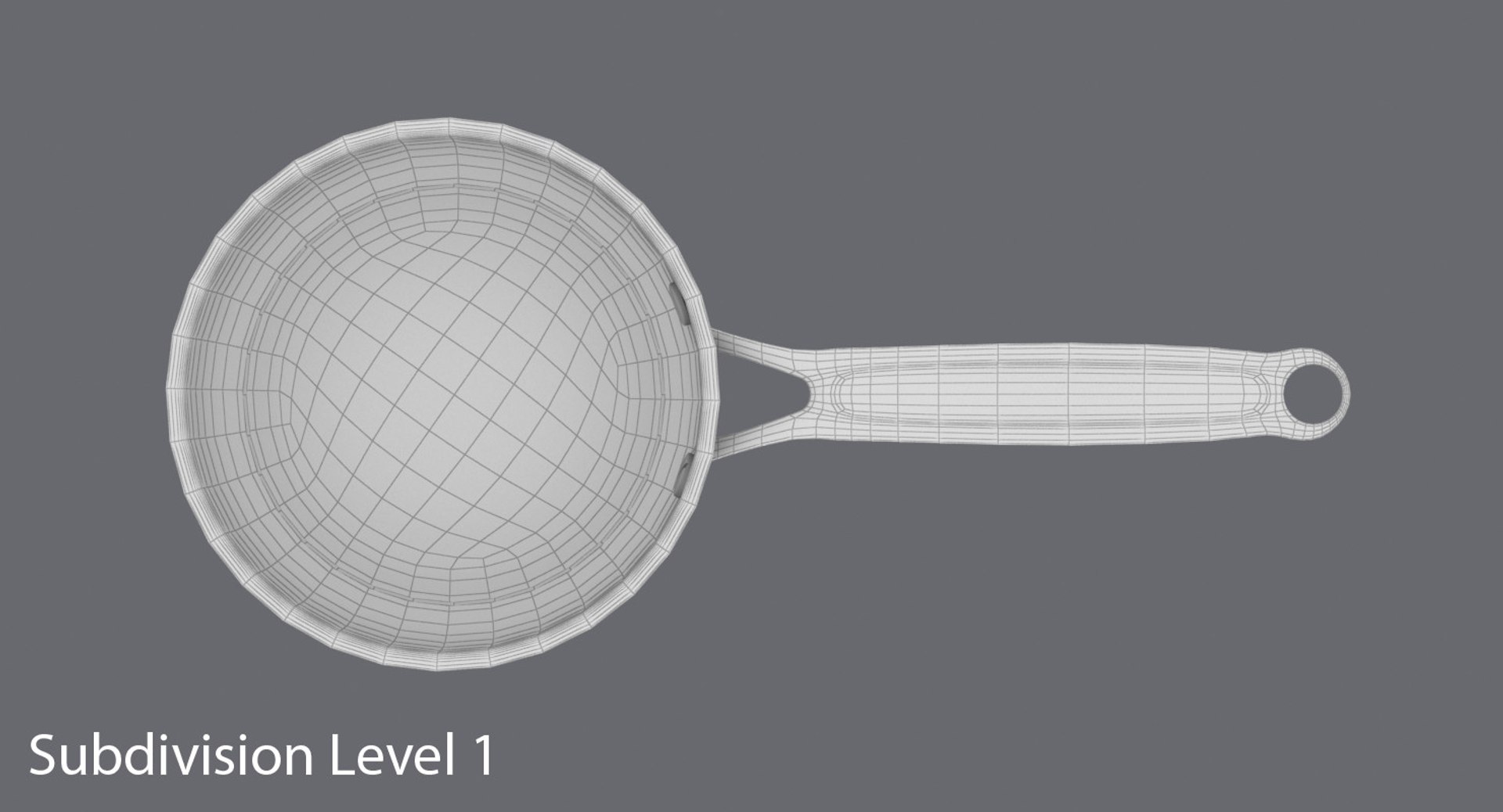 3d Stainless-steel-pots-and-pans-set---small-skillet Model