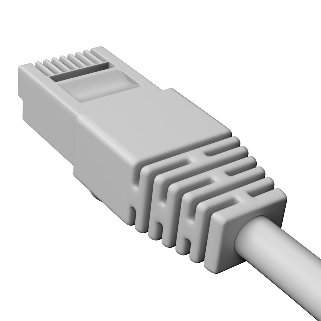3D ethernet plug rj-45 model https://p.turbosquid.com/ts-thumb/dM/ejJmtC/HB/ethernetplug10/png/1615453842/1920x1080/fit_q87/e905d4a7a7edfa70dd306ae3fba2a70883bef4e4/ethernetplug10.jpg