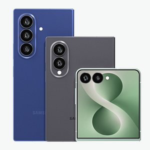 3D model Samsung Galaxy Z Fold 8 Wide Galaxy Z Fold 8 and Galaxy Z Flip 8