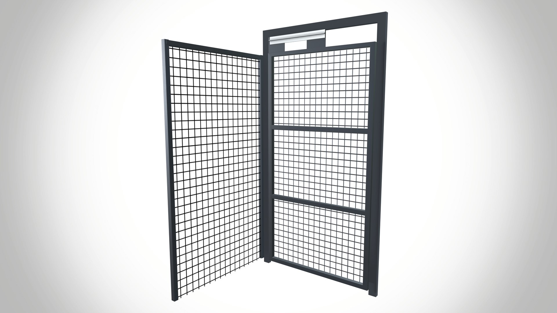 Fence Gate Model - TurboSquid 2261466