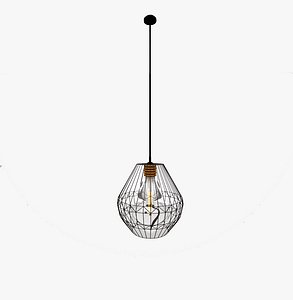 edison style lamp model
