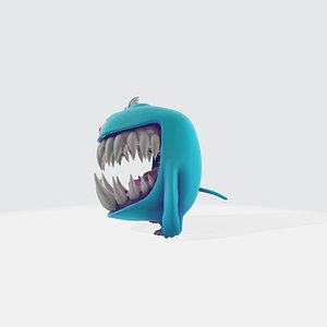 Adorable Monster with a Big Smile