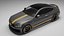 MERCEDES BENZ C63 COUPE  YELLOW STRIPE