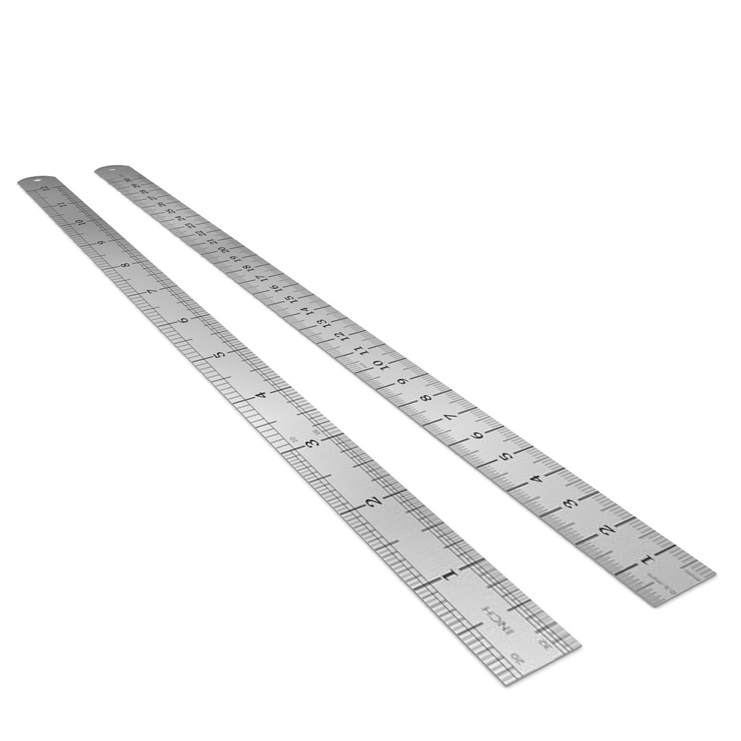 Metal Ruler 3D Model - TurboSquid 1369953