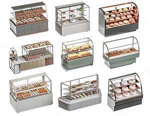 Bakery Display Bread Baking 3D model