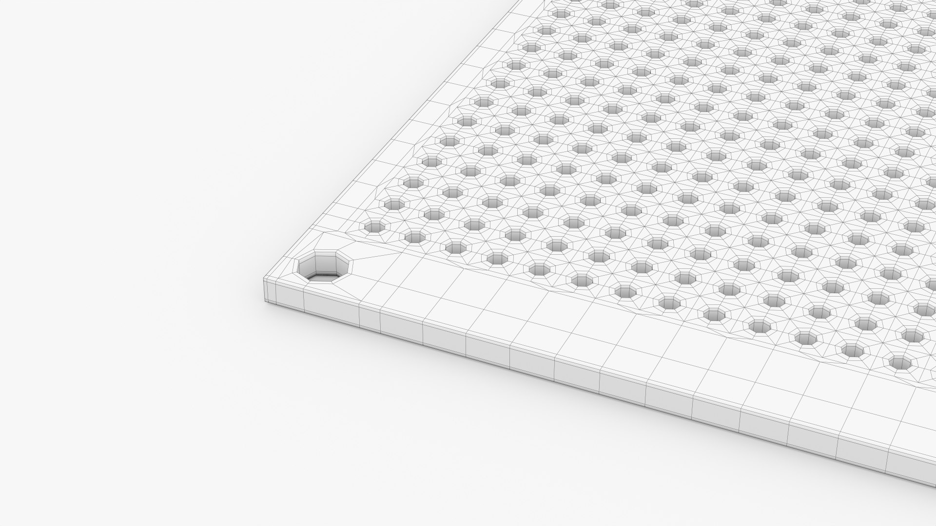 Electronics Perfboard 80x60mm 3D Model - TurboSquid 2157129