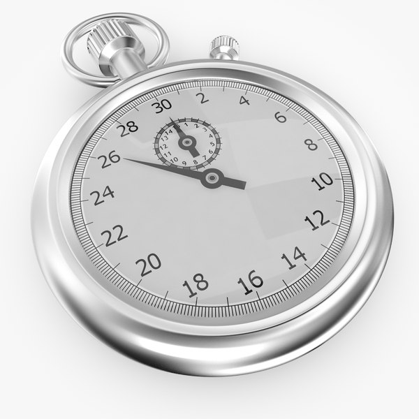 stopwatch watch 3d max
