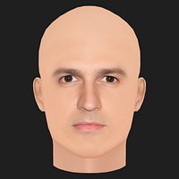 Low Poly Ben Aldridge Head