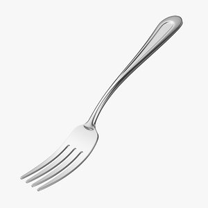 Salad Fork Classic Cutlery 3D model