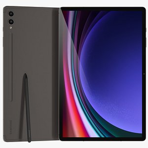 Samsung Galaxy Tab S9 Plus Graphite 3D