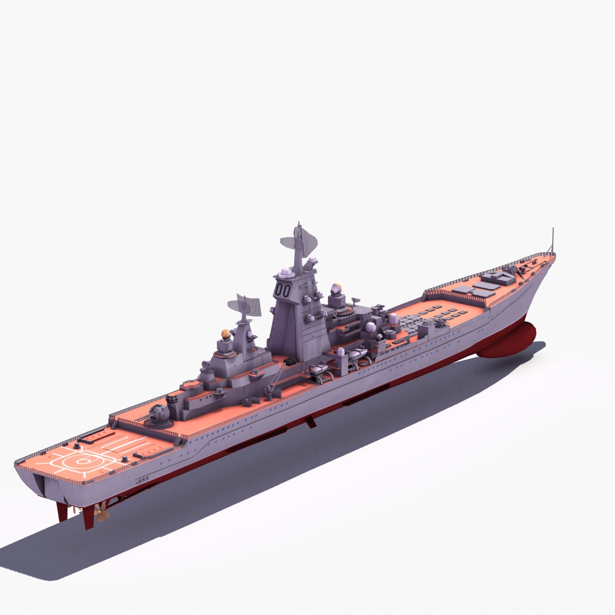 Kirov Battlecruiser Cruiser 3d Model