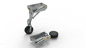 Front Landing Gear of Aircraft