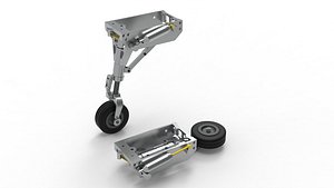 Front Landing Gear of Aircraft