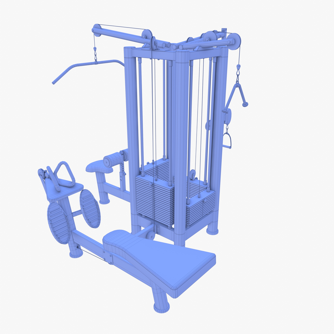 4 Multi Station Jungle Machine V2 3D - TurboSquid 2012948