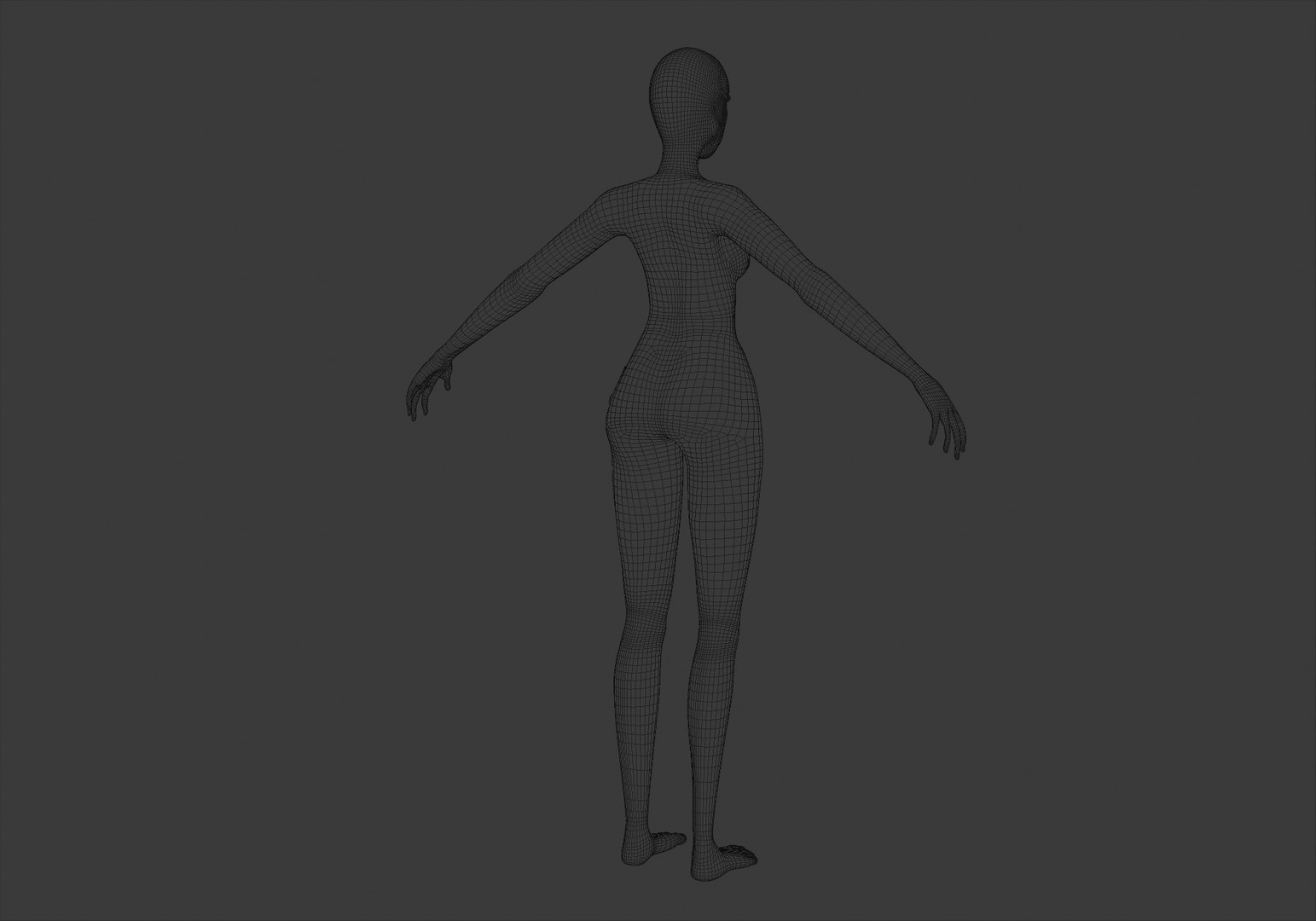 3D Female Basic Woman - TurboSquid 1959574