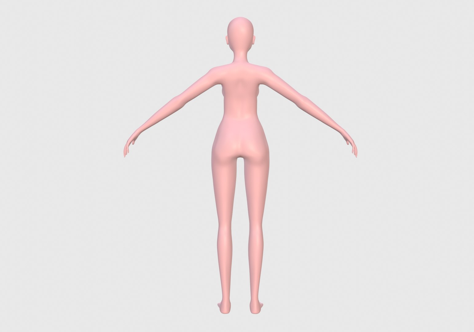 3D Female Basic Woman - TurboSquid 1959574