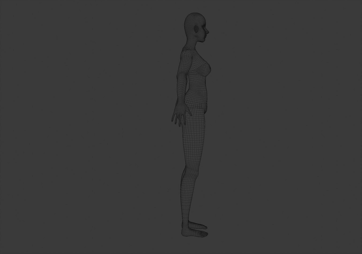 3D Female Basic Woman - TurboSquid 1959574