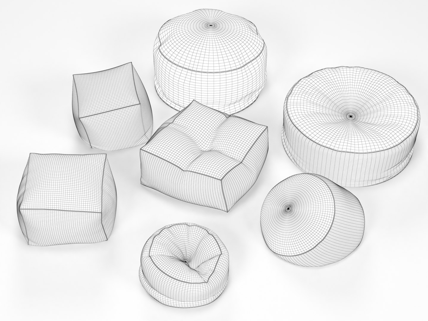 bean bag chair 3D model https://p.turbosquid.com/ts-thumb/dN/6t2hte/Fwoyhjm9/beanbagchair_wireframe_0000/jpg/1585038496/1920x1080/fit_q87/3e157a8bbf54dccadfa06fd5186c536379d53efc/beanbagchair_wireframe_0000.jpg