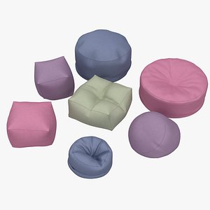 bean bag chair 3D model
