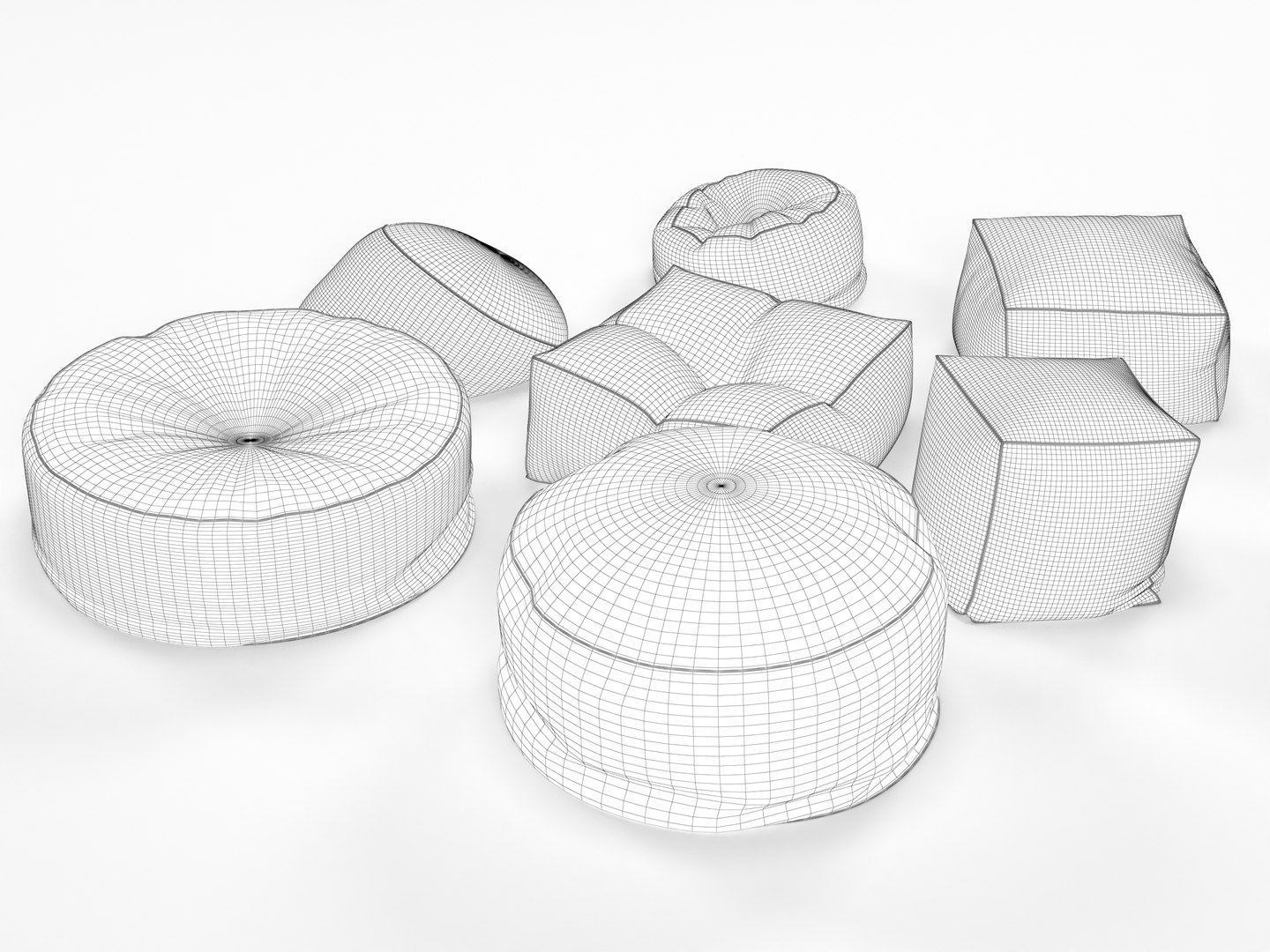 bean bag chair 3D model https://p.turbosquid.com/ts-thumb/dN/6t2hte/dXU3kViH/beanbagchair_wireframe_0003/jpg/1585038496/1920x1080/fit_q87/2463abb5af5f439c2532e89cc49dc314438a725d/beanbagchair_wireframe_0003.jpg