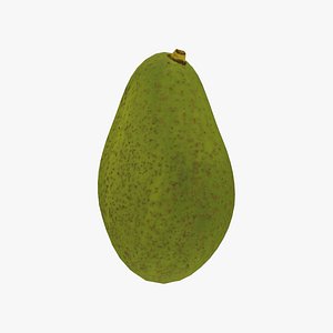 3D Avocado - Real-Time 3D Scanned Model