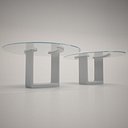 cattelan italia ghost dining table 3d model