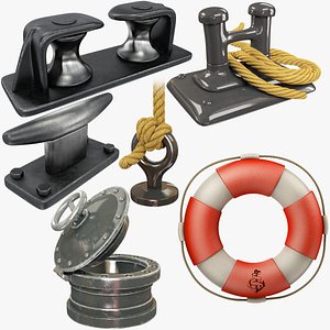 3D Ship Accessories Collection V1