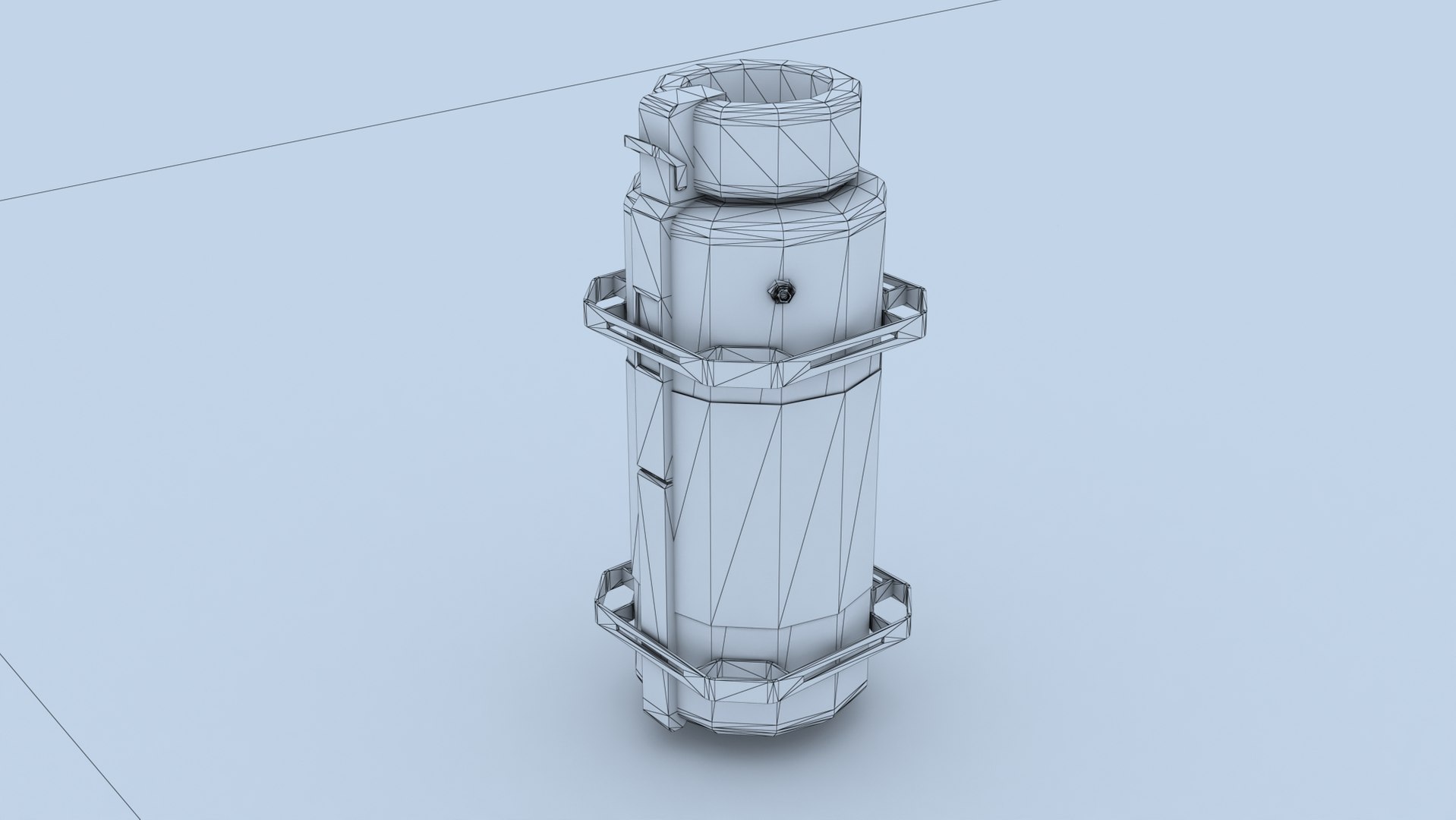 3D Gas Container Model - TurboSquid 2308050