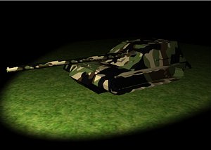 3d blend tank parts camo