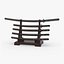 Japanese Sword Katana Display Rack Stand 5 Pcs Set