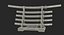 japanese sword katana display 3d model