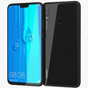 realistic huawei y9 2019 model