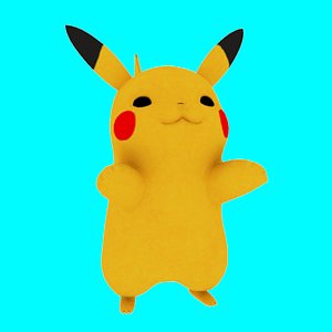 Pikachu mouse 3D model