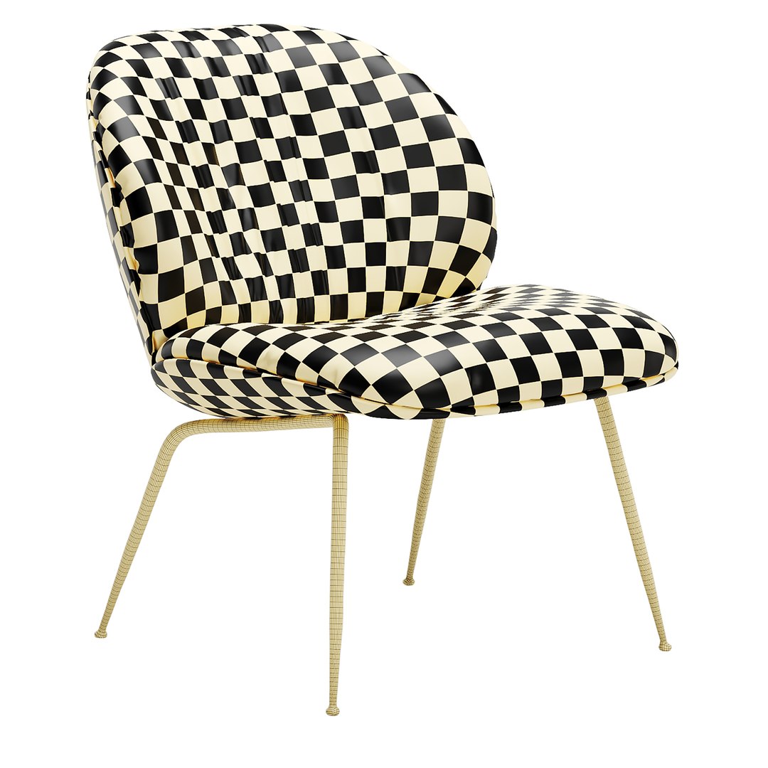 Beetle Soft Lounge Chair 3D Model - TurboSquid 2641830