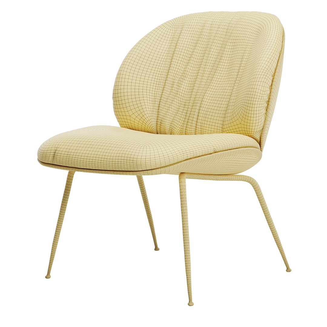 Beetle Soft Lounge Chair 3D Model - TurboSquid 2641830