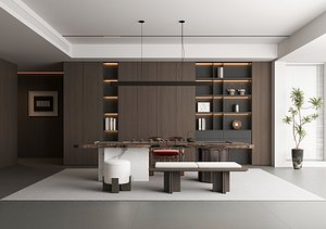 Modern office 3D model