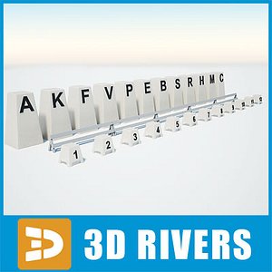 Equestrian field markers by 3DRivers