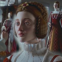 Renaissance Princess Isabel of Portugal in Palace