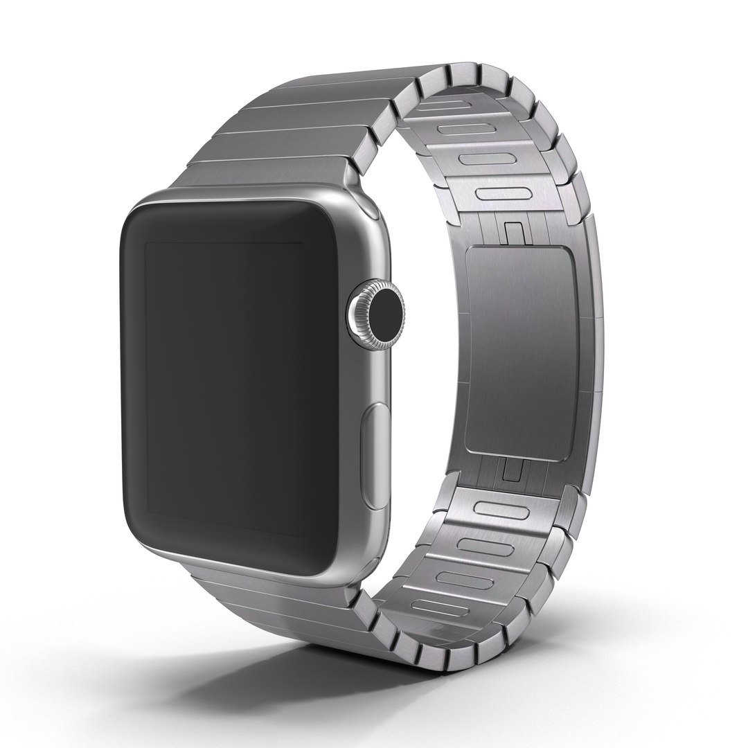 Apple Watch 42mm Link Bracelet 3D model preview