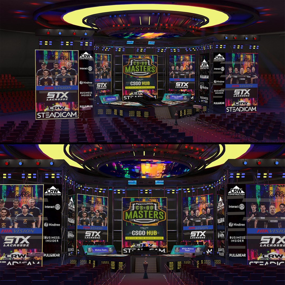 Esports Tournament Arena model - TurboSquid 1985621