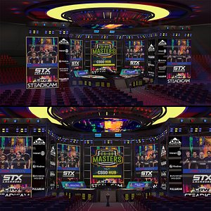 Esports Tournament Arena model