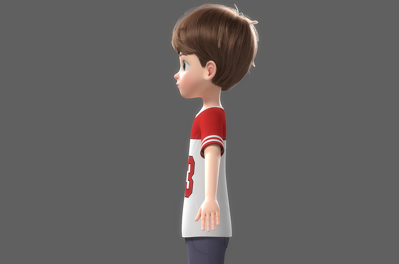 3D Cartoon Boy Rigged Model - TurboSquid 1420237