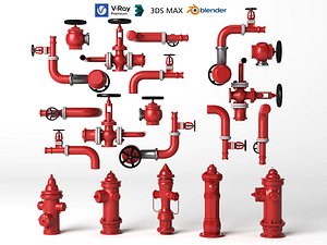 Industrial Fire Hydrant Pipeline Valve Plumb Equipment