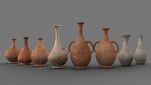 Jugs and stoneware bottles