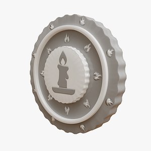 Cartoon Coin15 3D model
